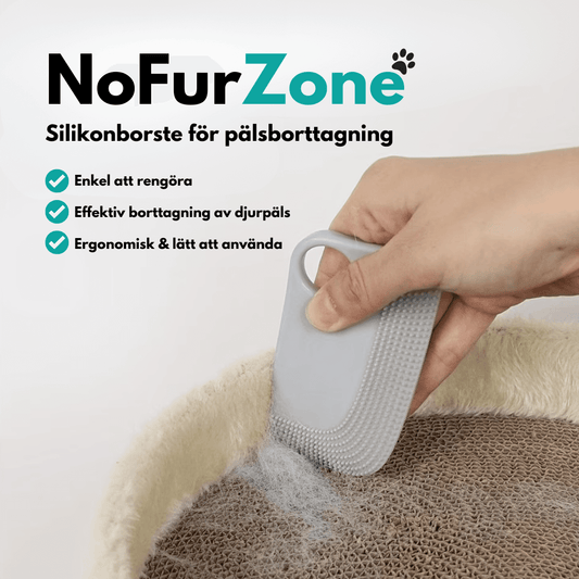 Silikonborste för katt & husdjursrengöring - effektiv pälsborttagare för hemmet