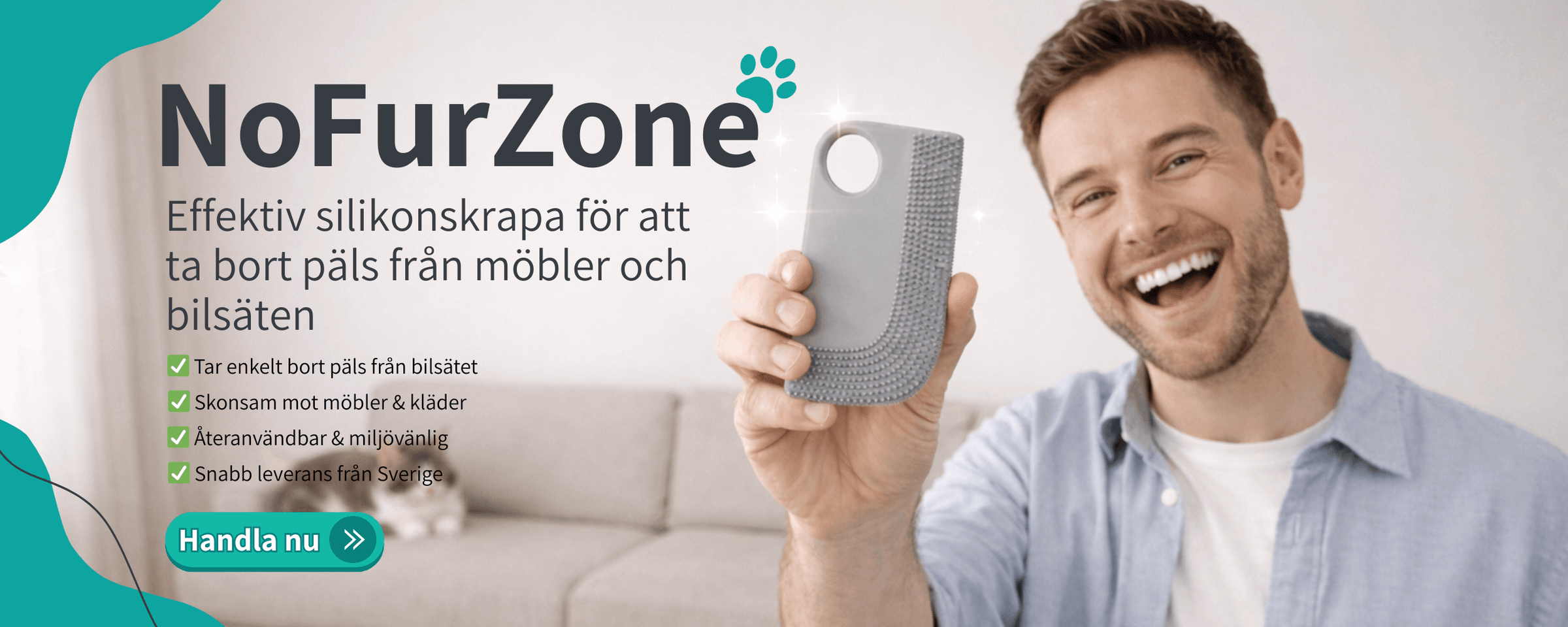 Silikonborste för katt & husdjursrengöring - effektiv pälsborttagare för hemmet