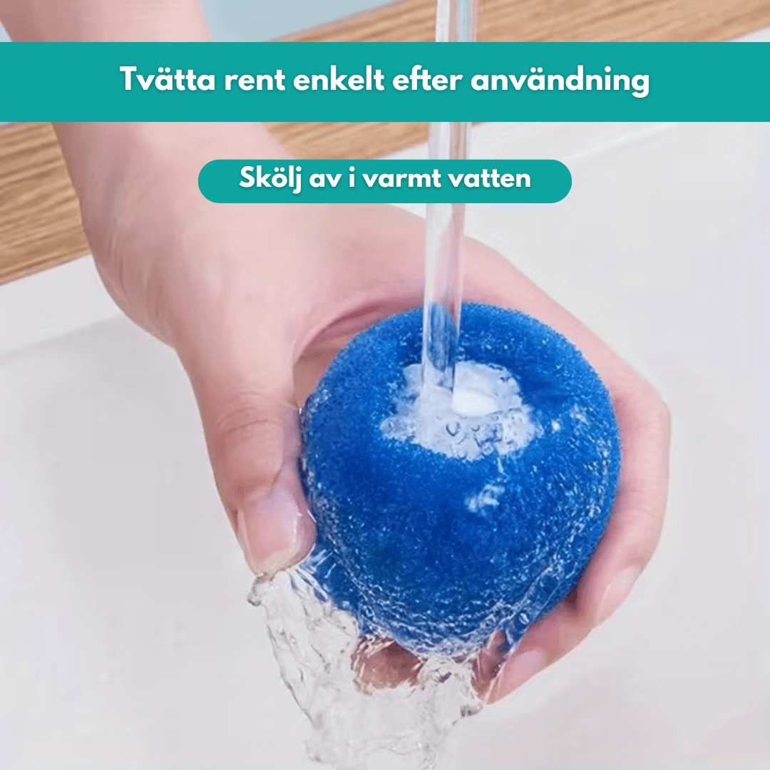 3 st tvättbollar för pälsborttagning - effektiv lösning mot djurhår